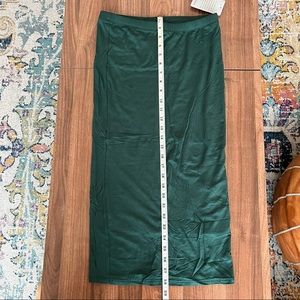 Green pencil skirt